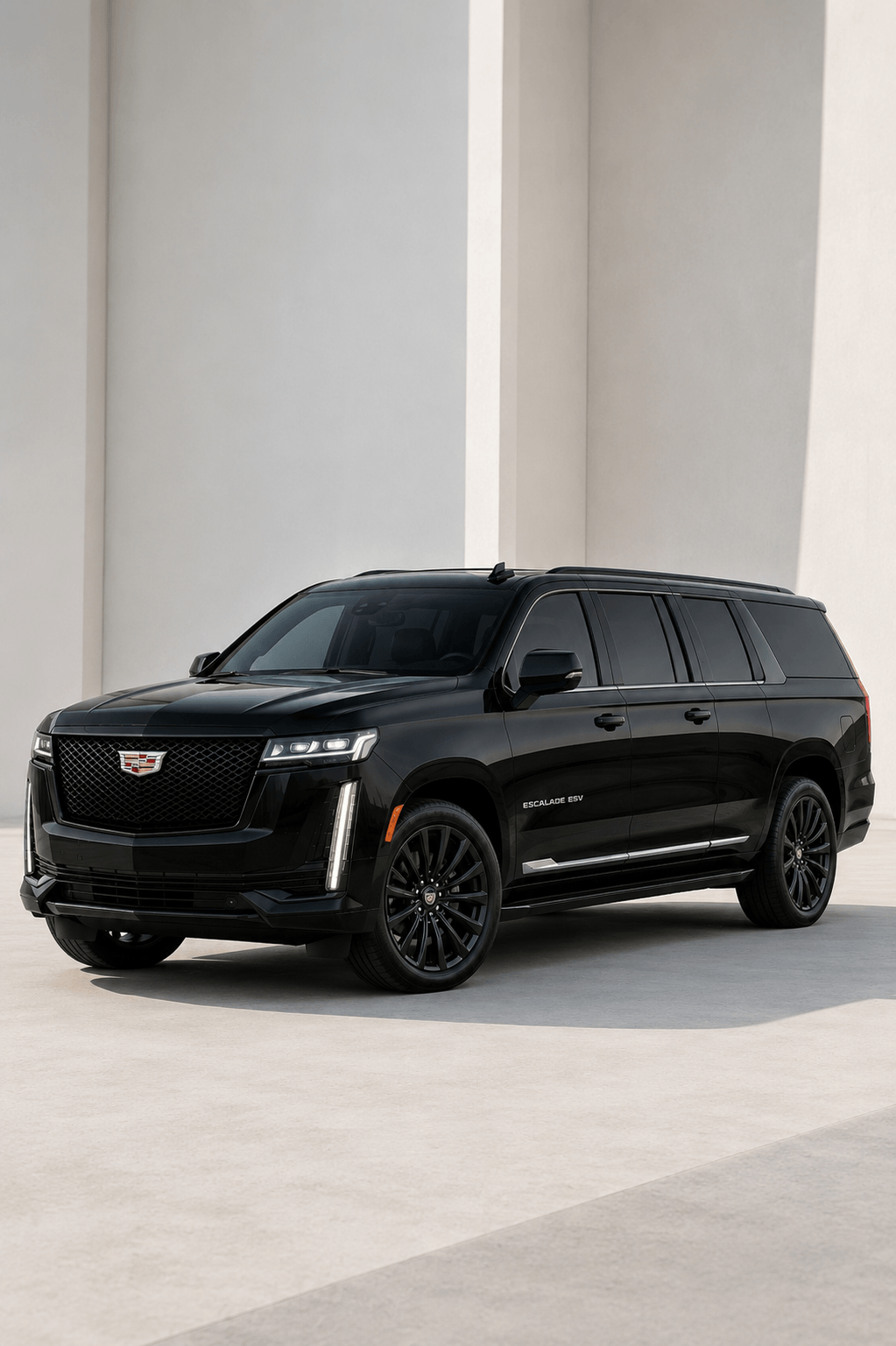 Black Cadillac Escalade ESV — Newark Airport Limo Service NJ